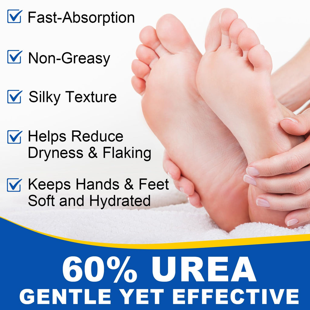 Urea 60% Cream Stick with Salicylic Acid 2% – Intensive Hydration for Dry, Cracked Skin (80g)