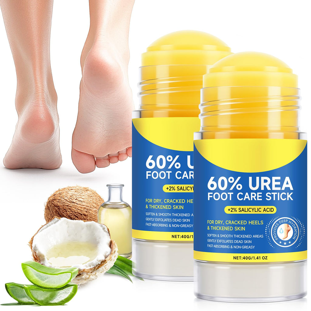 Urea 60% Cream Stick with Salicylic Acid 2% – Intensive Hydration for Dry, Cracked Skin (80g)