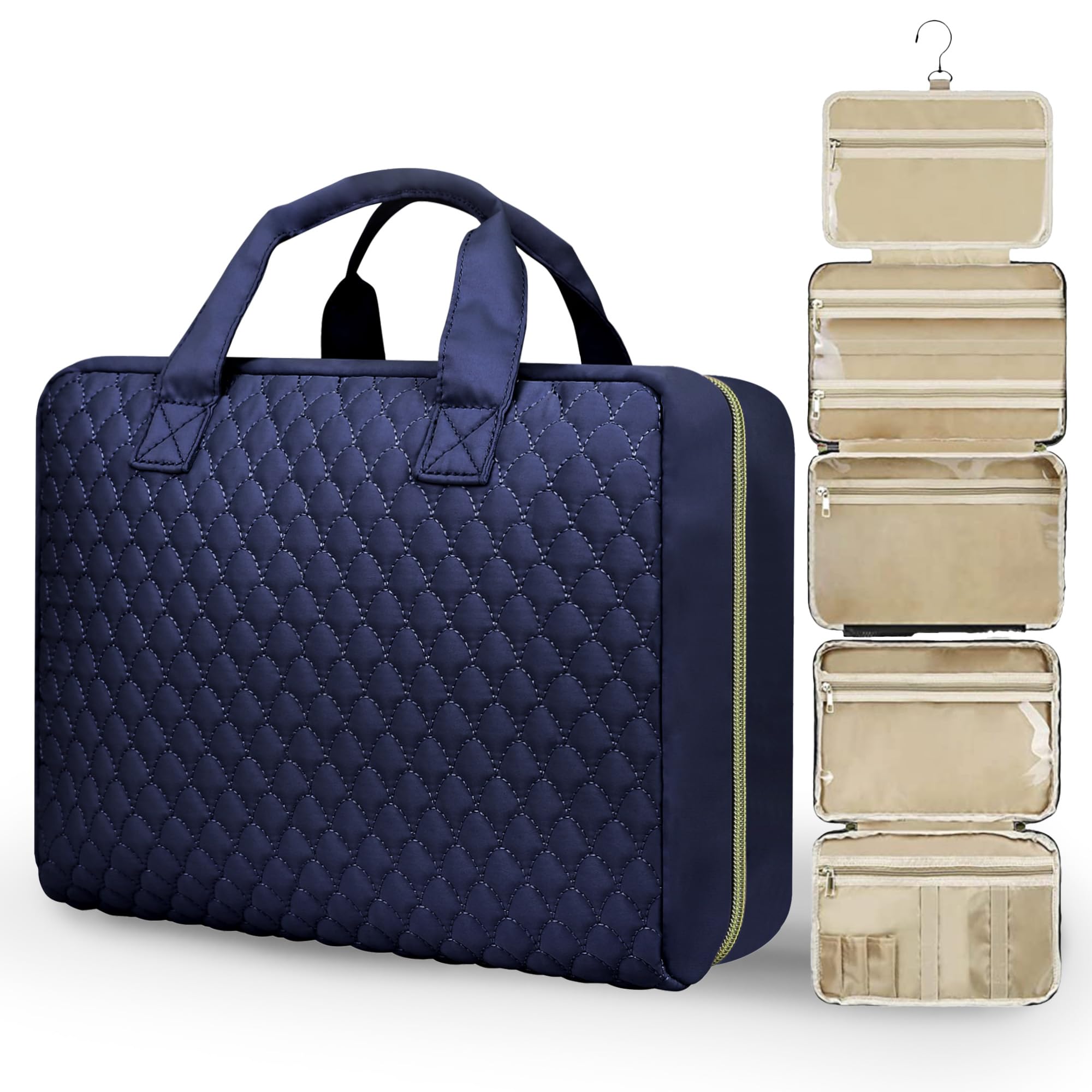 urophylla Detachable Travel Toiletry Bag for Women | Large Hanging Organizer for Travel