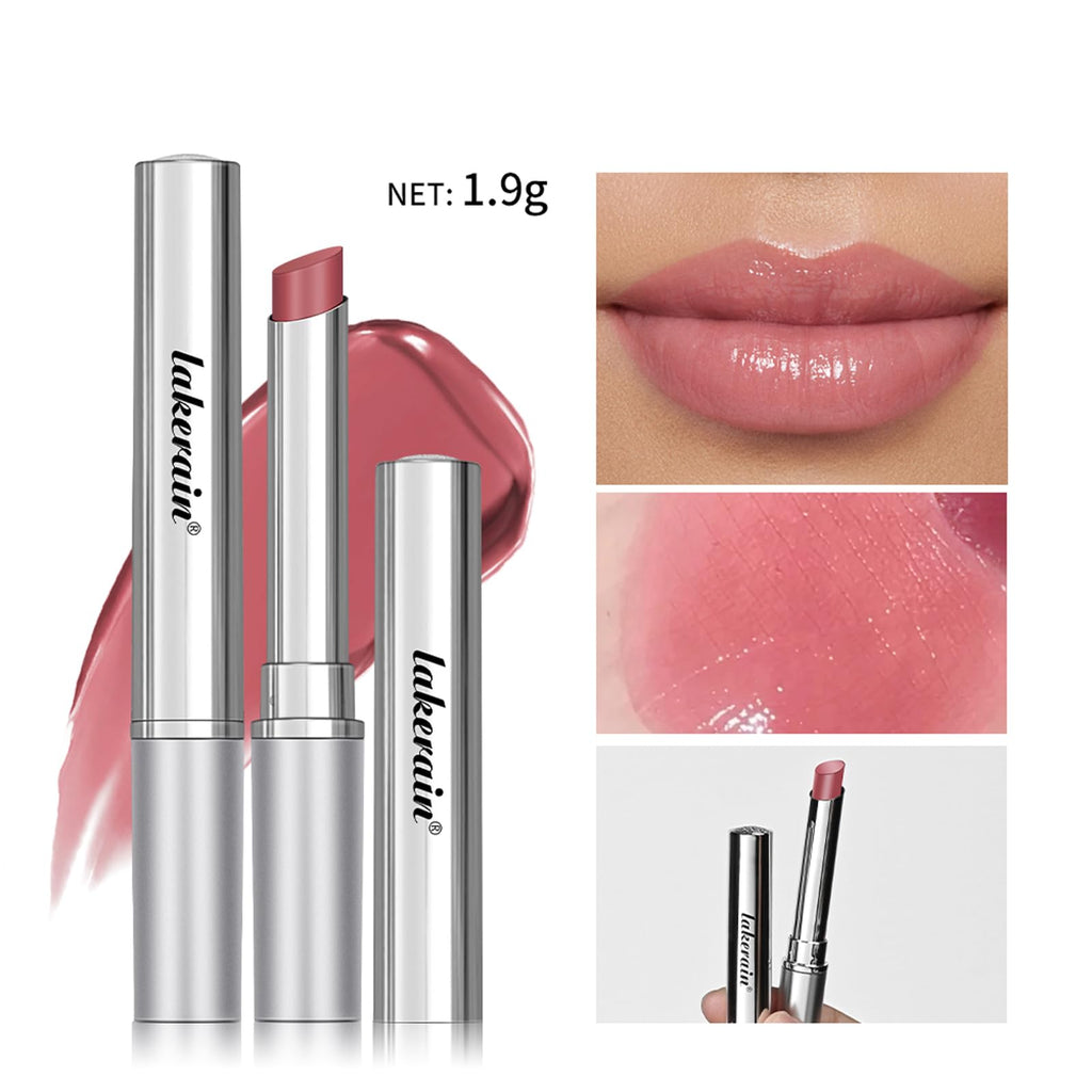 URQT Honey Lipstick Tinted Lip Balm – 2Pcs Black & Pink, Moisturizing Sheer Lip Tint with Natural Shine