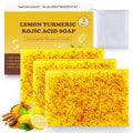 Urrznp Kojic Soap Bar | Lemon Turmeric with Vitamin C for Dry, Sensitive Skin | 3 Bars