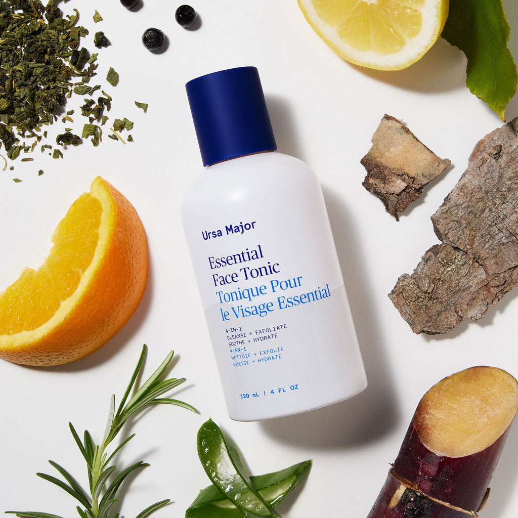 Ursa Major Essential Face Tonic — 4-in-1 Toner for Cleanse, Exfoliate, Soothe & Hydrate