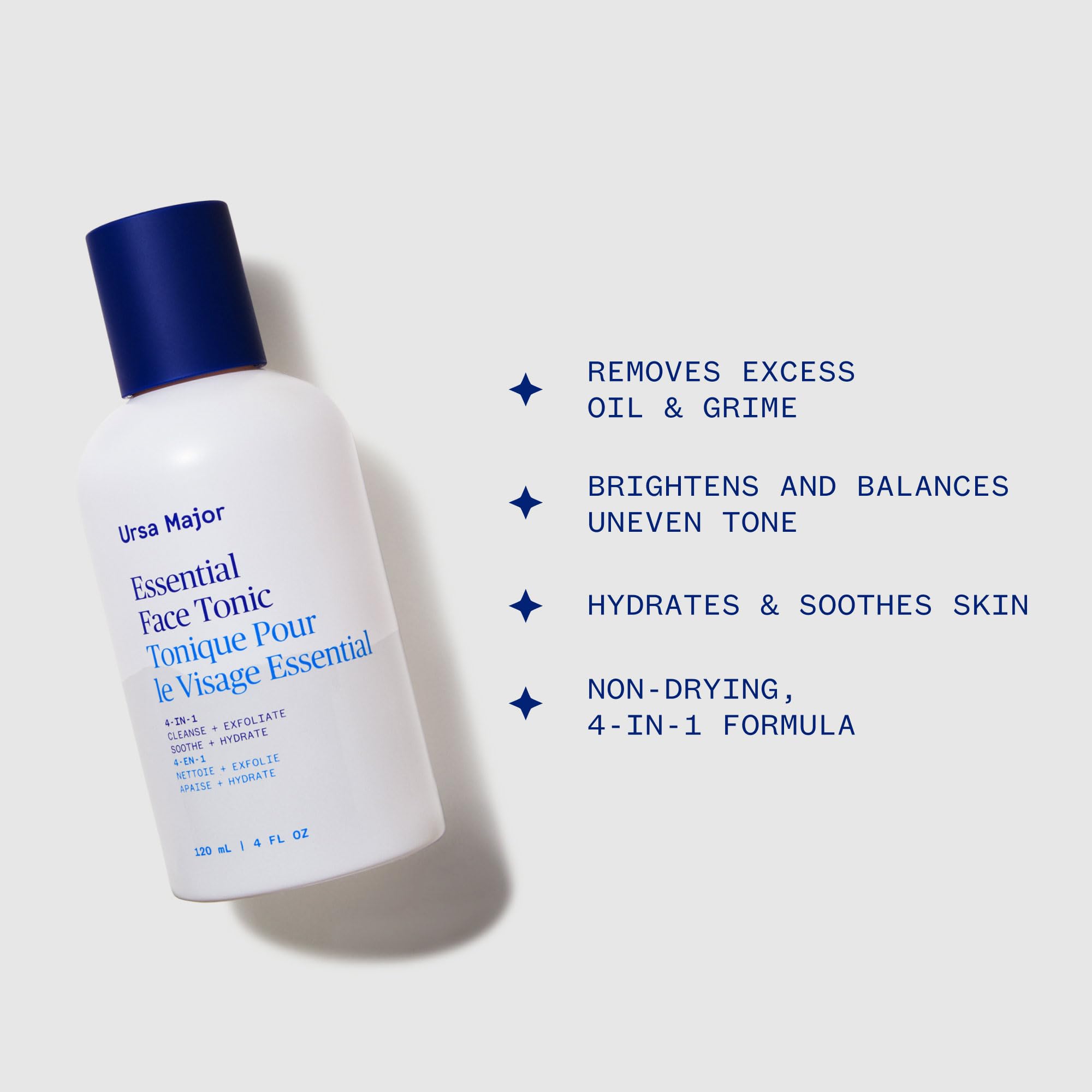 Ursa Major Essential Face Tonic — 4-in-1 Toner for Cleanse, Exfoliate, Soothe & Hydrate