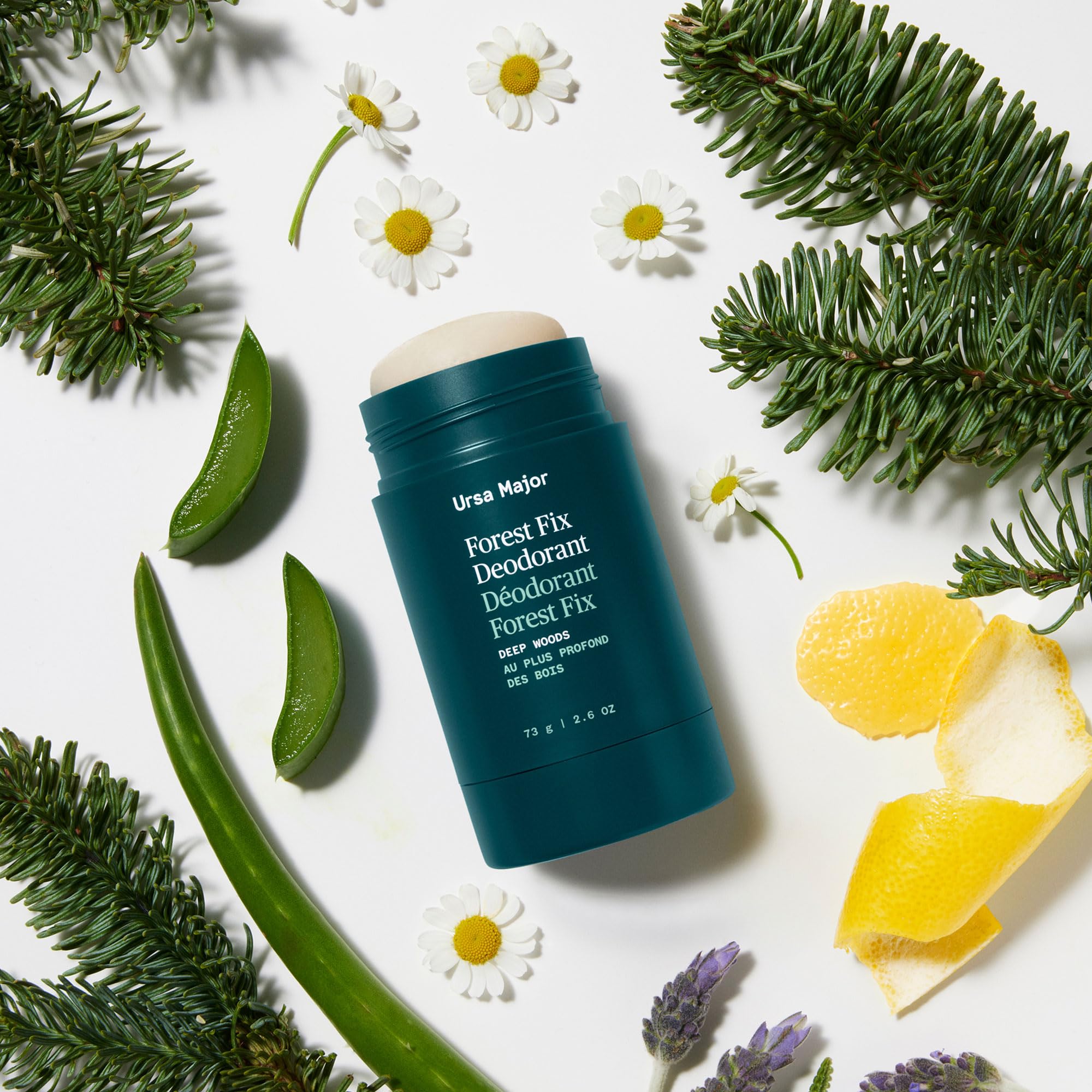 Ursa Major Forest Fix Deodorant – Aluminum-Free, Non-Staining, Cruelty-Free | 2.6 oz