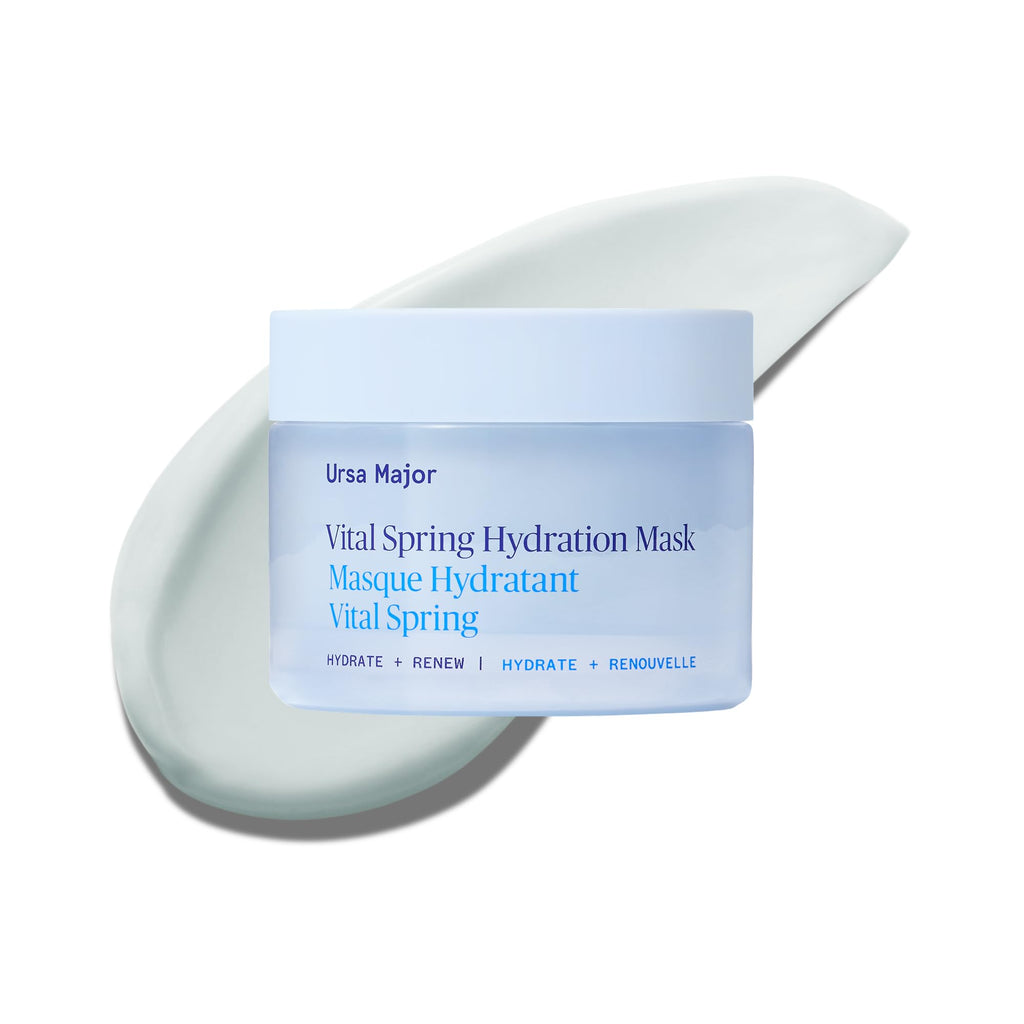 Ursa Major Vital Spring Hydration Mask | Deep Hydration, Smoother Texture, Fir-Laced Aroma | Vegan, Cruelty-Free | 1.69 oz