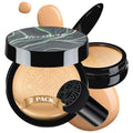 Ursoulney Mushroom Head Air Cushion CC Cream – Full Coverage Cushion Foundation (2 Pcs Buff Beige)