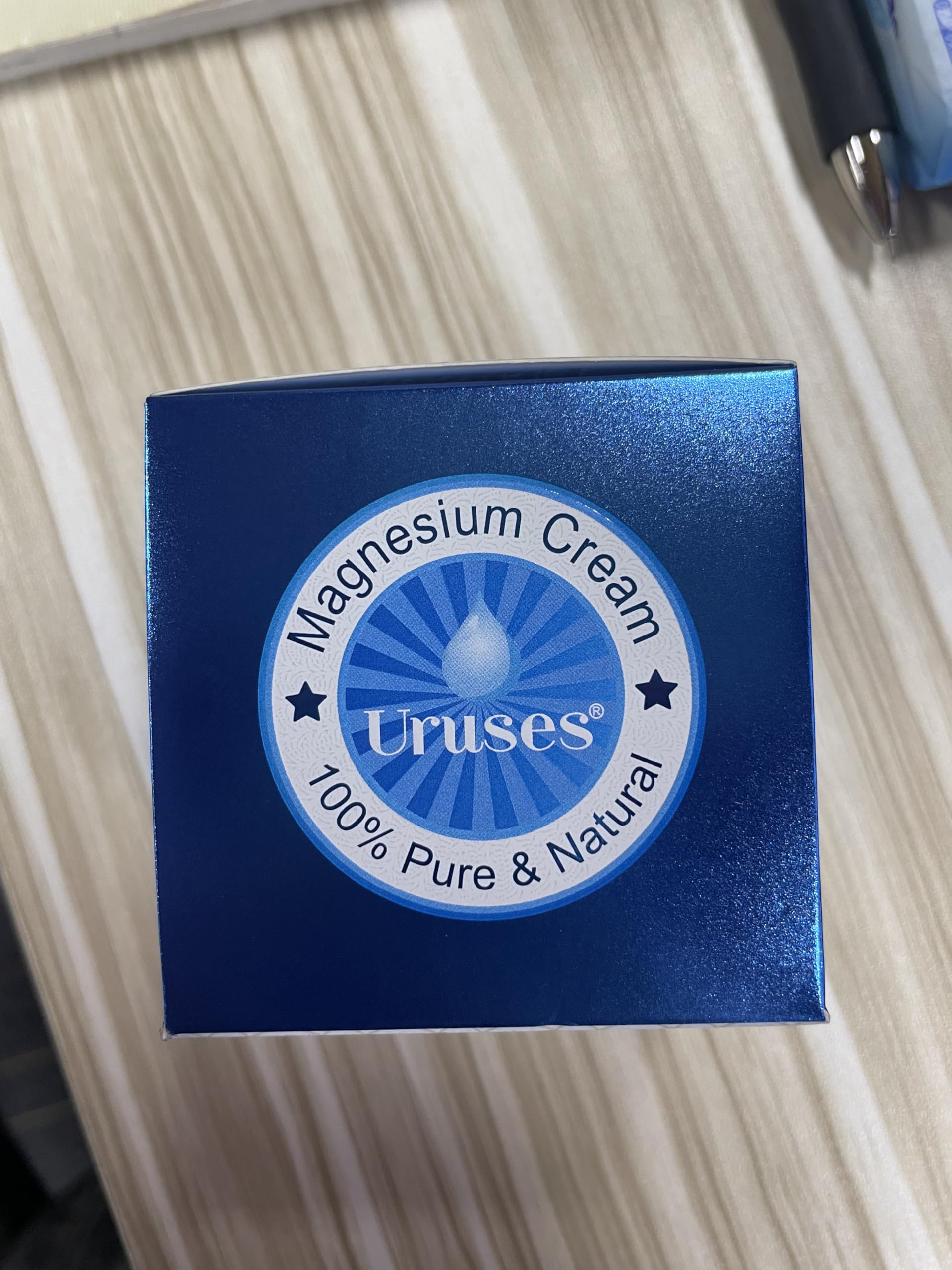 Uruses Magnesium Cream & Lotion — Highly Concentrated Topical Magnesium with Almond Oil & Lavender (3.17 g)