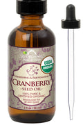 US Organic Cranberry Seed Oil – 100% Organic, Cold-Pressed, 2 oz