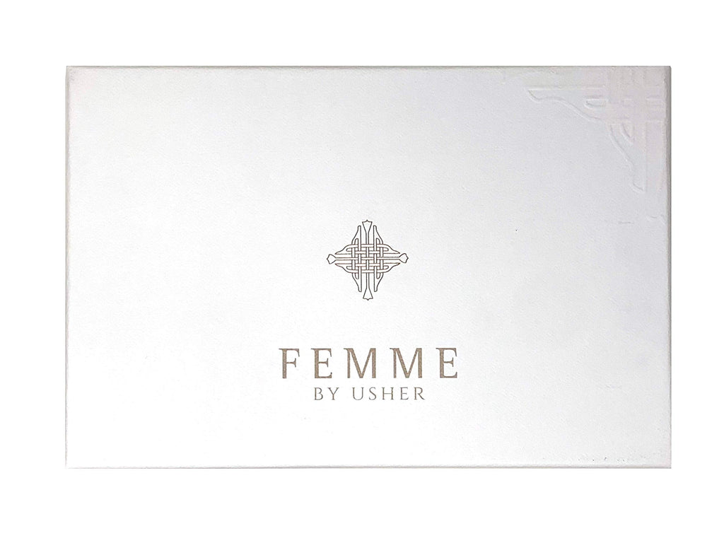 Usher Femme Gift Set for Women – Eau de Parfum Spray 3.4 oz + Body Lotion + Shower Gel | Usher