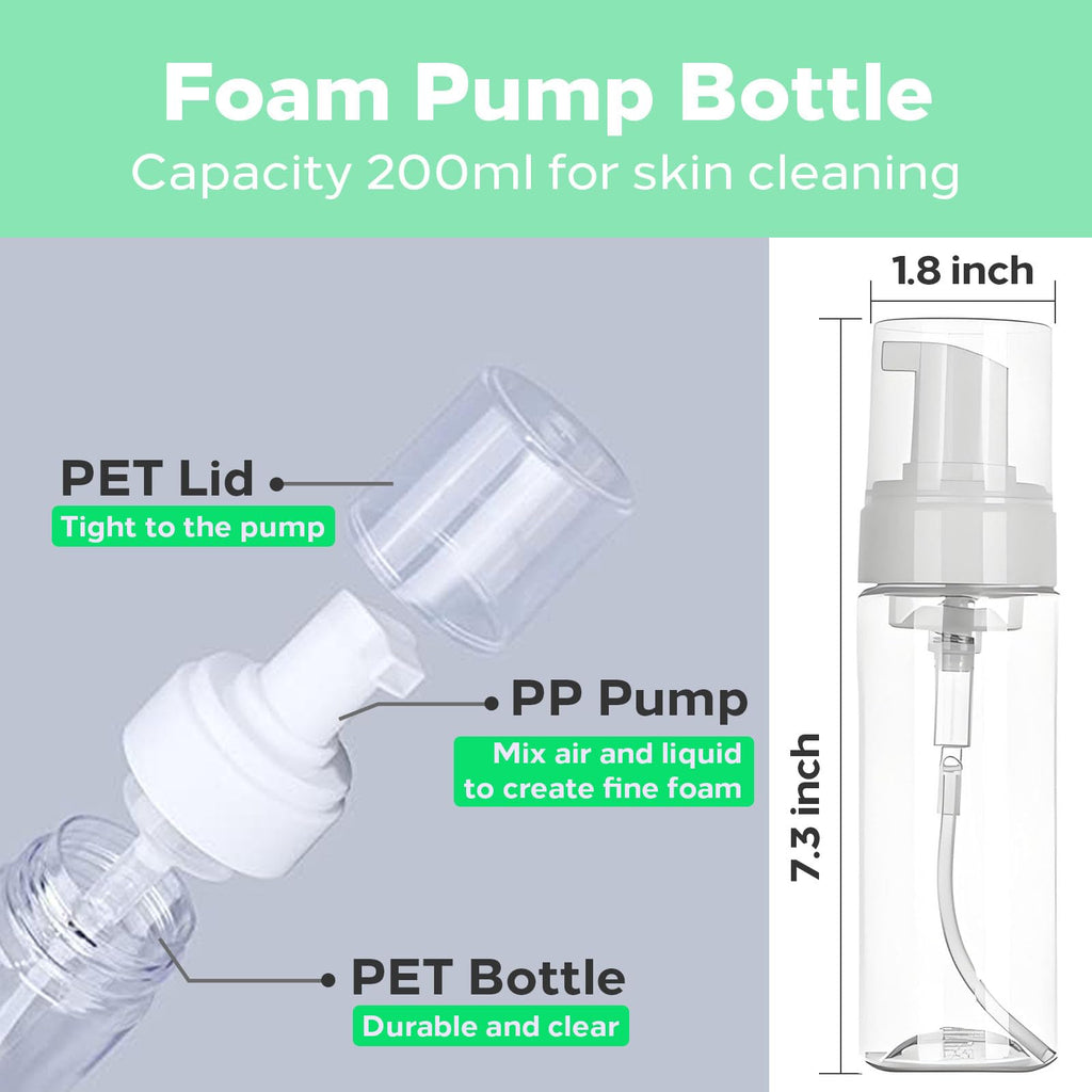 Usiriy Green Soap for Tattooing – 16.9oz Concentrated Formula with 8oz Foam Pump Bottle
