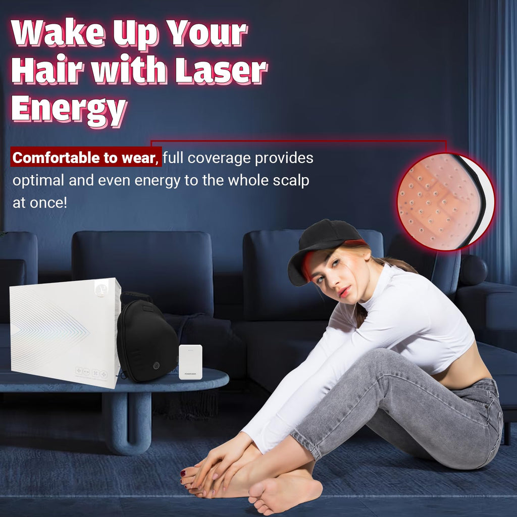 UUPAS Hair Growth Device – FDA Cleared Laser Red Light Therapy Cap for Hair Regrowth