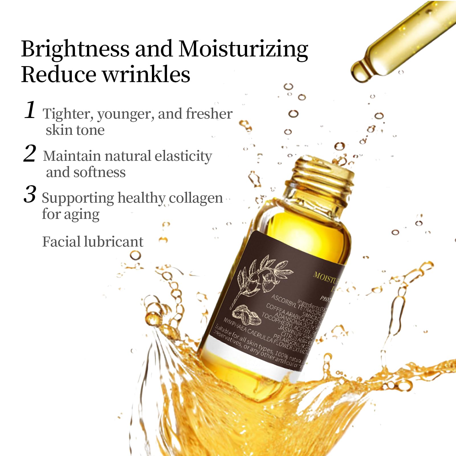 UWPU Bakuchiol Oil – Wrinkles & Age Spots, 30ml | Natural Skincare for All Skin Types
