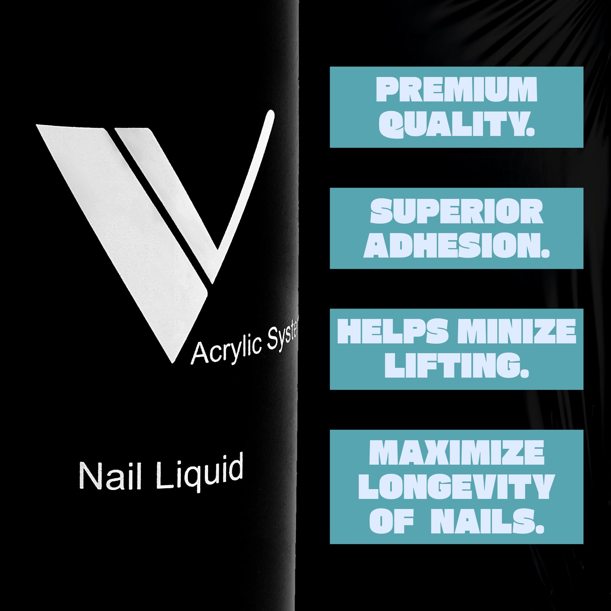 V Beauty Pure Monomer Liquid 8oz – Long-Lasting Acrylic with Smooth Gloss Finish