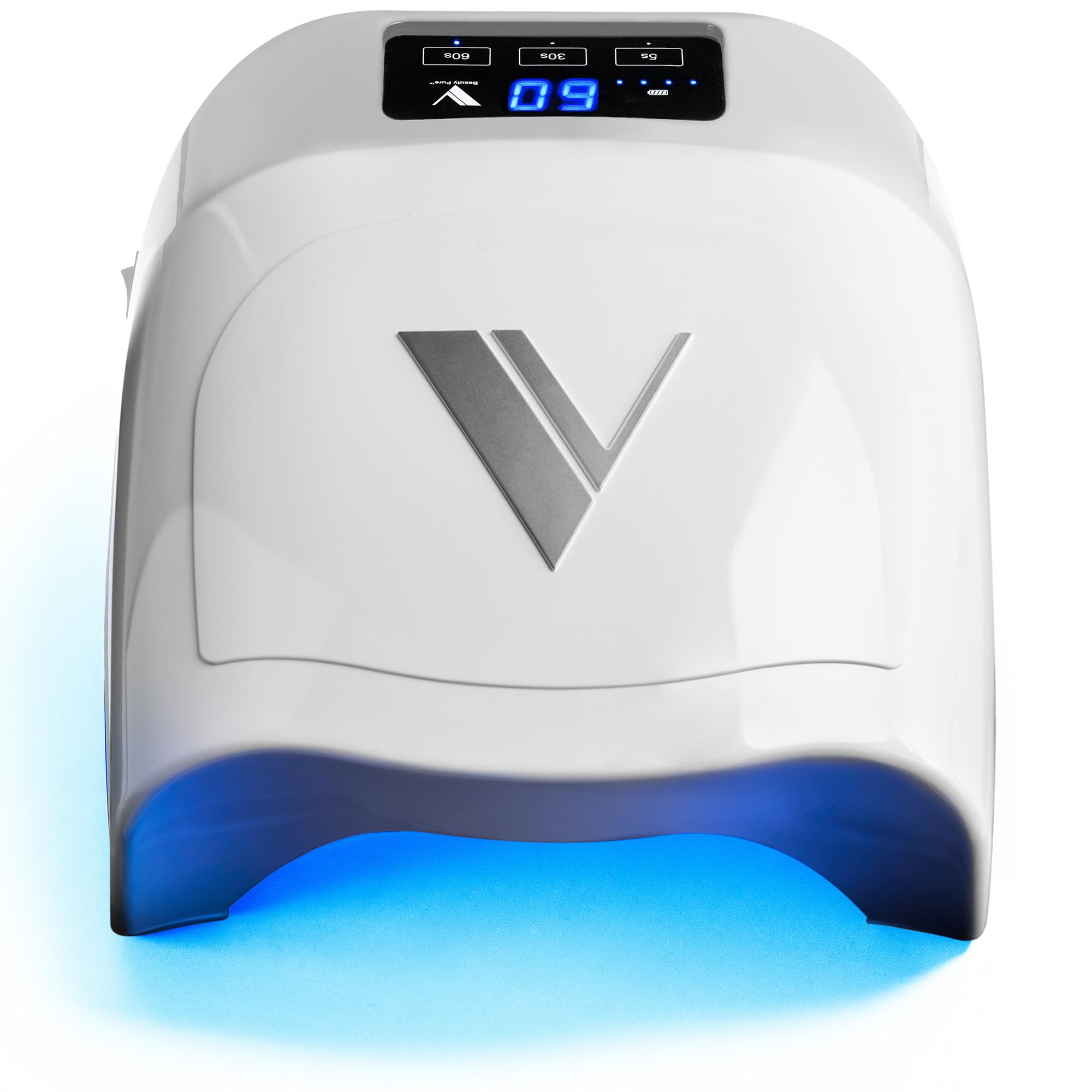 V Beauty Pure Cordless UV Nail Lamp White – 36W with 3 Timers