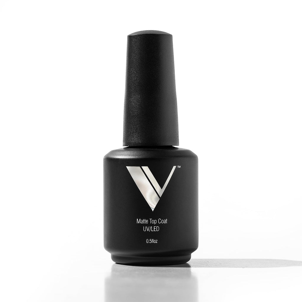 V Beauty Pure Non-Wipe Matte Top Coat – Long-Lasting, Chip-Resistant Gel Nail Polish Topcoat (15 ml)