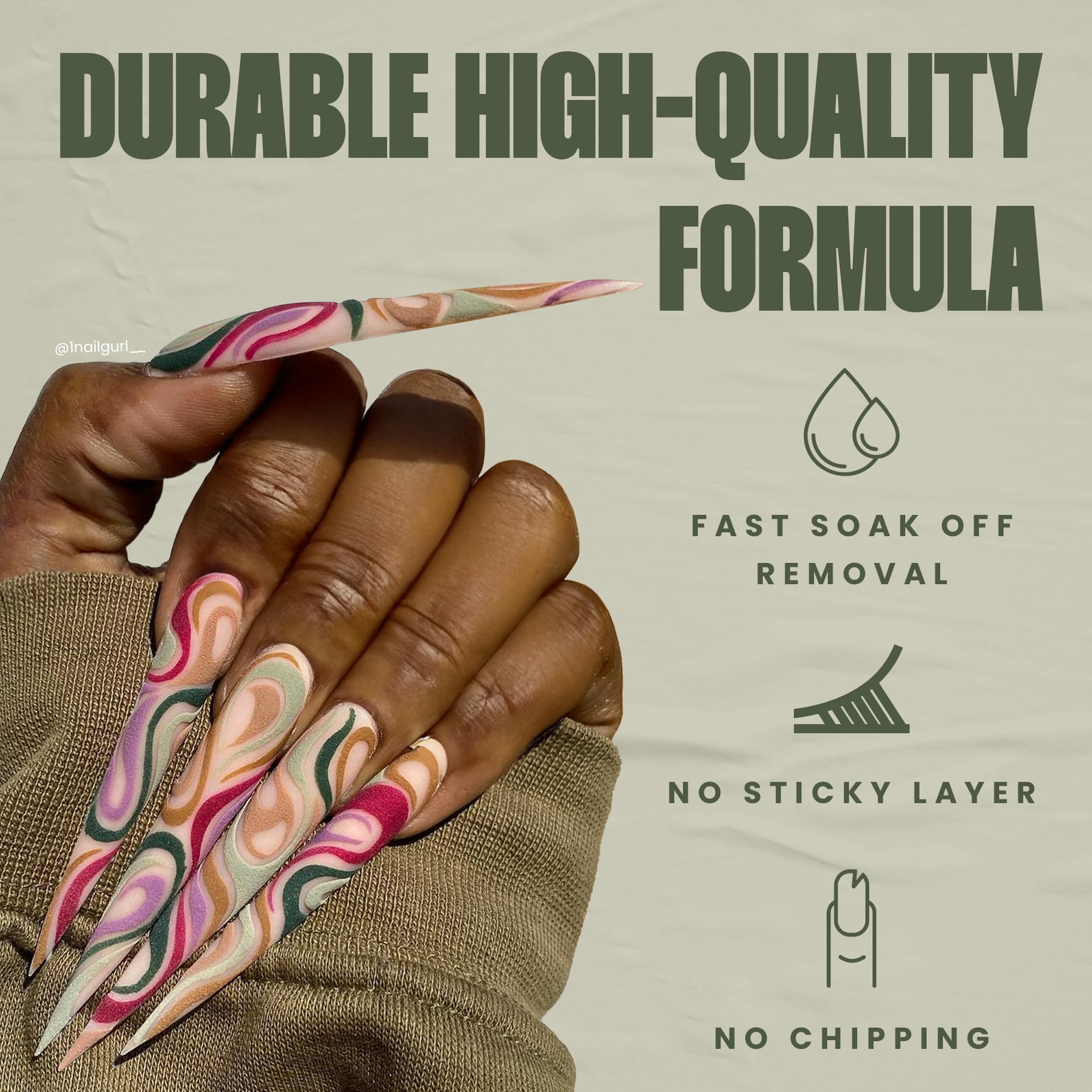 V Beauty Pure Non-Wipe Matte Top Coat – Long-Lasting, Chip-Resistant Gel Nail Polish Topcoat (15 ml)