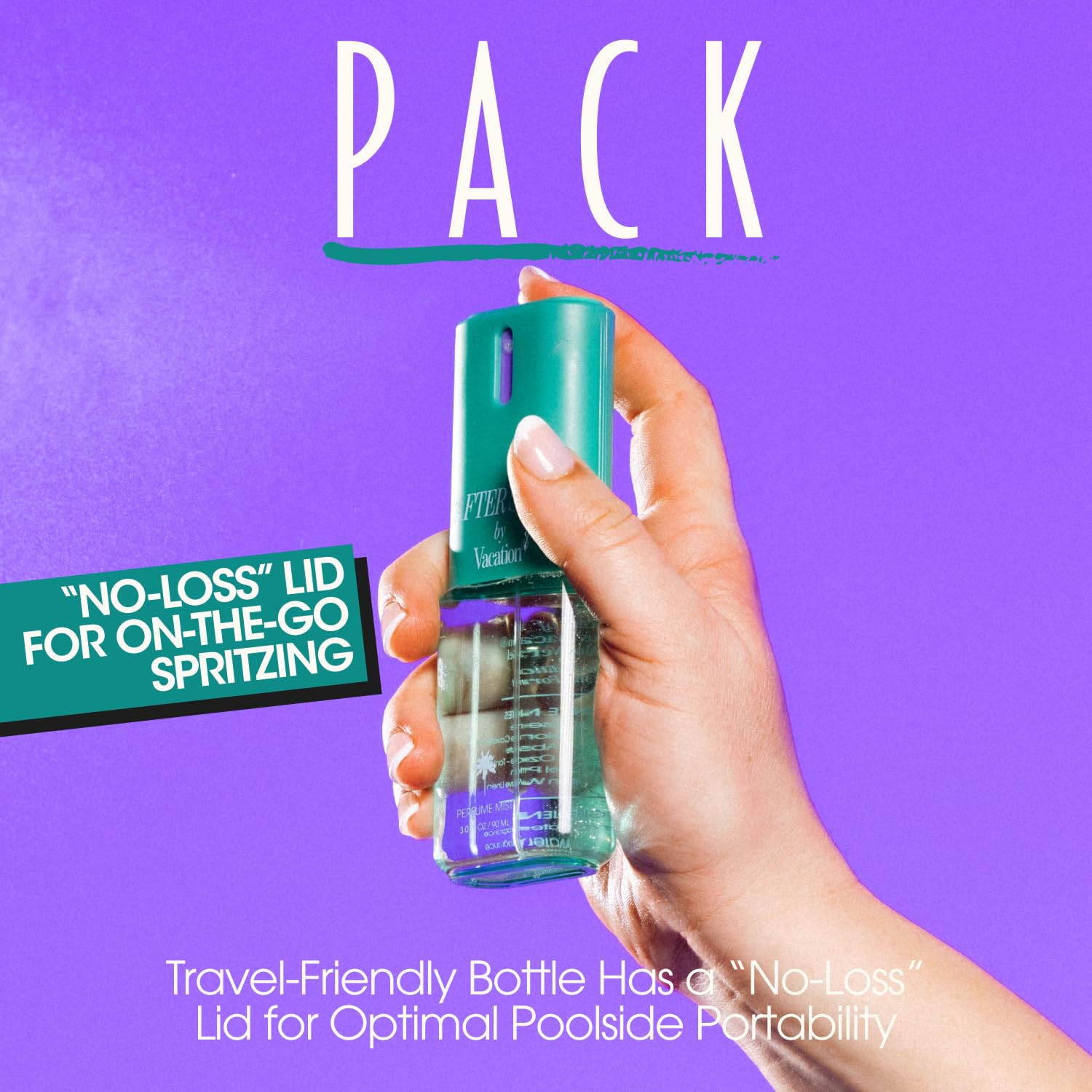 VACATION After Sun Body Mist – Light Layerable Scent for Women & Men | Aloe Vera & Green Tea Verjus | Travel Size 3 fl oz