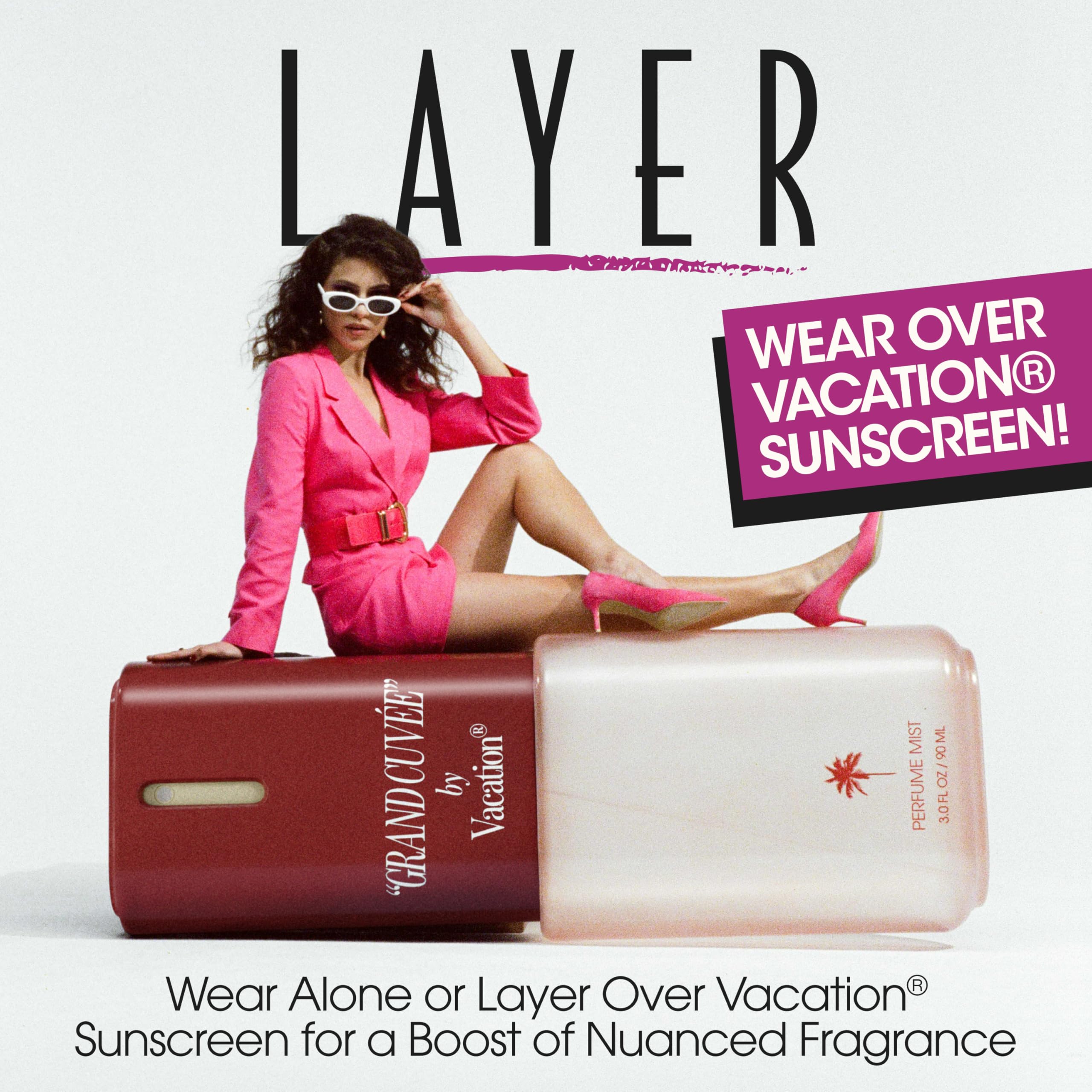 VACATION Grand Cuvée Body Mist – Layerable Scent, 3 fl oz Travel Size