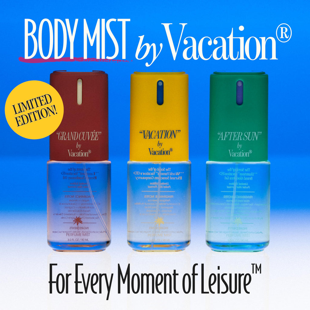 VACATION Grand Cuvée Body Mist – Layerable Scent, 3 fl oz Travel Size