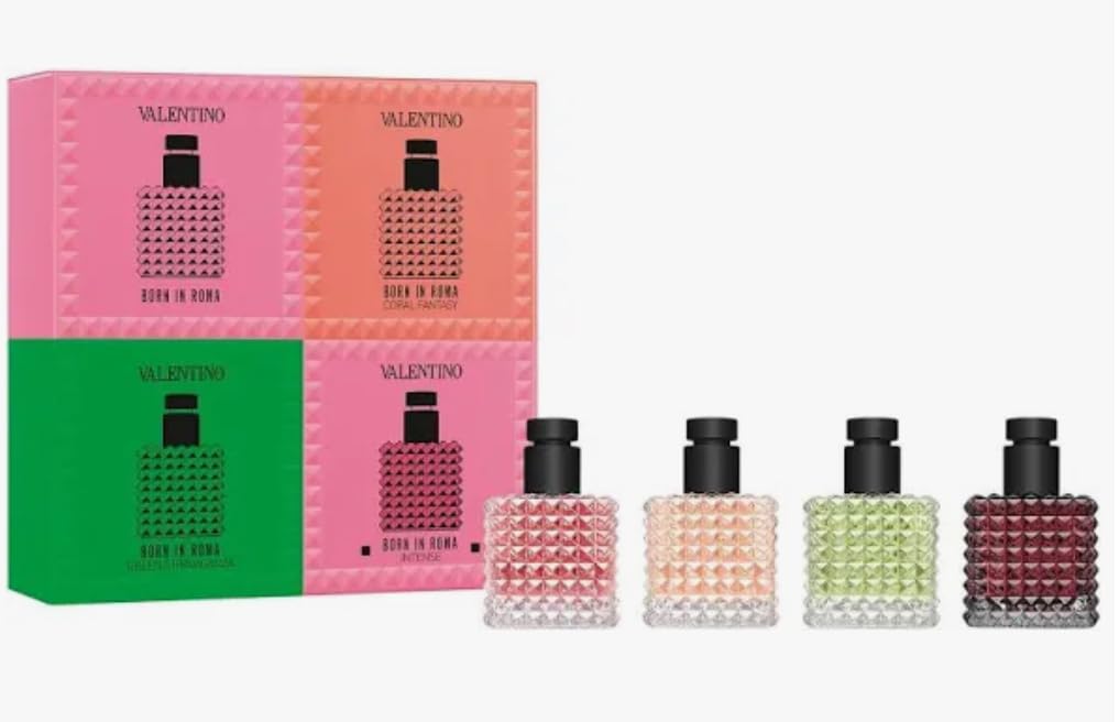 Valentino Mini Donna Born in Roma Fragrance Discovery Set – 4 x 6 mL (0.2 oz)