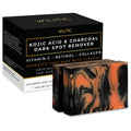 VALITIC Charcoal Kojic Acid Turmeric Bar — 2 Pack for Dark Spots and Even Skin Tone