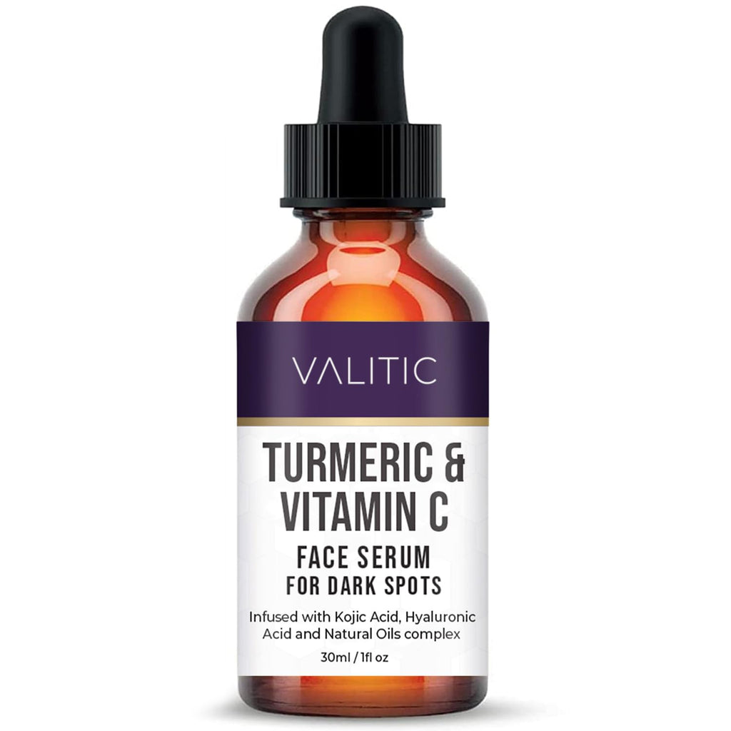 VALITIC Vitamin C Serum – Anti-Aging & Brightening with Niacinamide, Hyaluronic Acid, Kojic, Turmeric (1 fl oz)