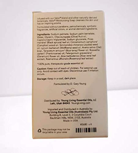 Valor Moisturizing Bar Soap 3.5 oz by Young Living | Hydrating Cleanser