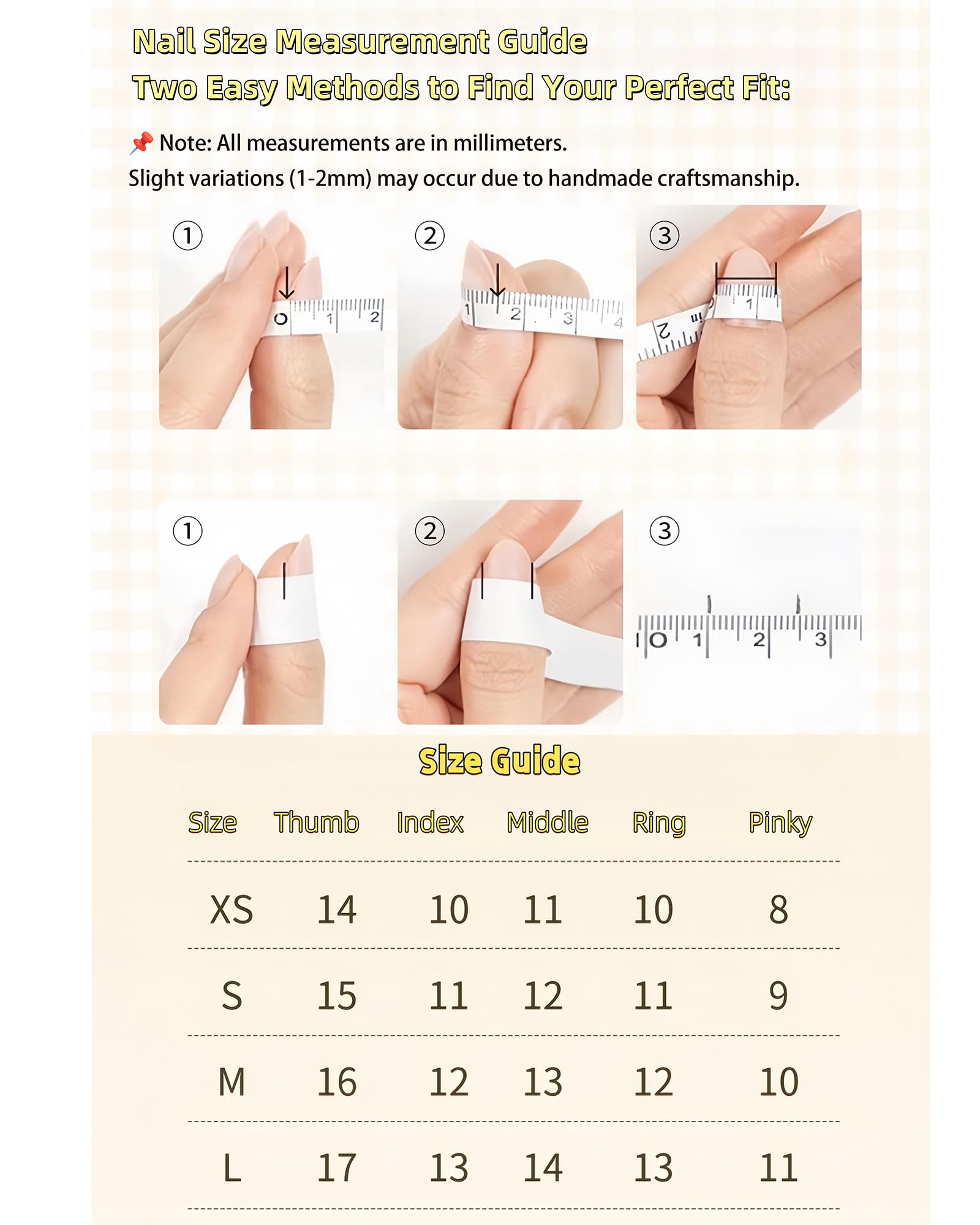 Vanesseva 10pc Handmade Press On Nails – Medium Almond, 3D Flowers & Chrome Shell
