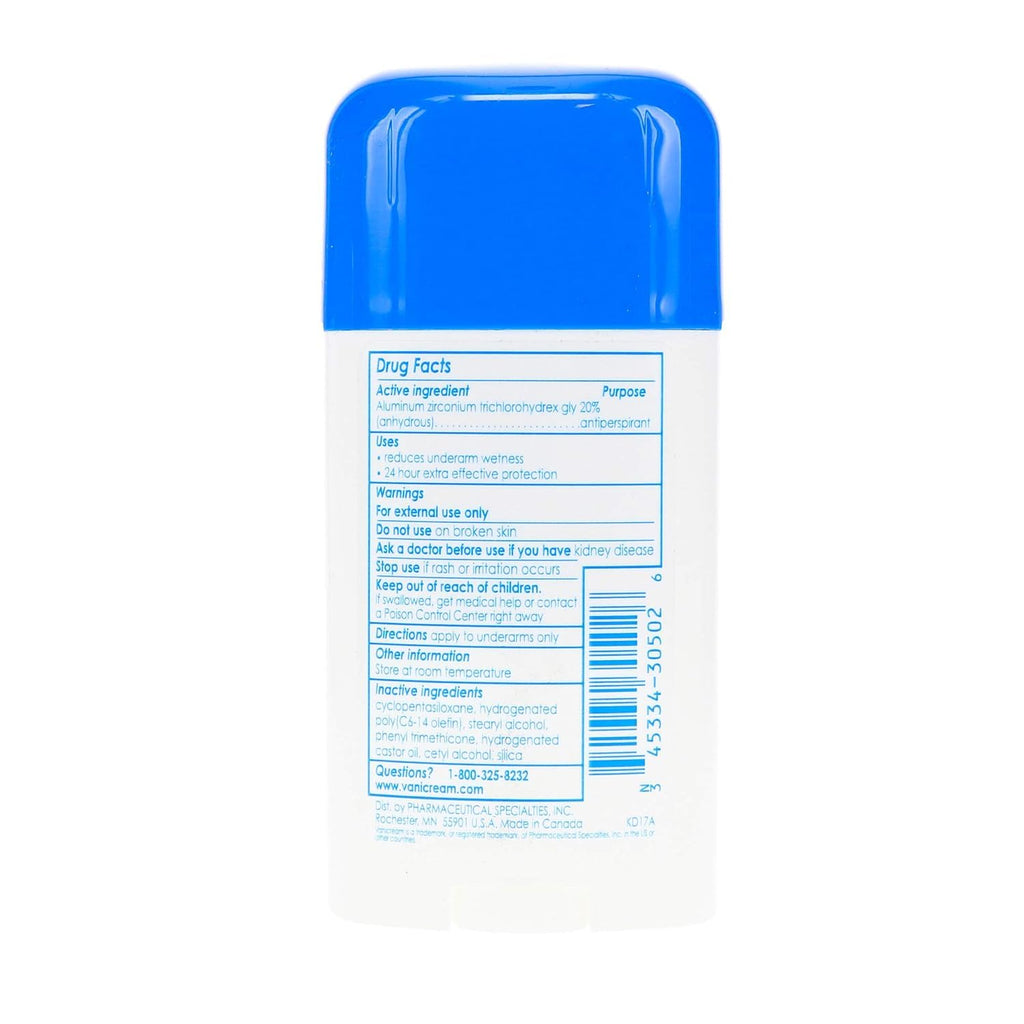 Vanicream 2-Pack Antiperspirant Deodorant for Sensitive Skin – Clinical Strength