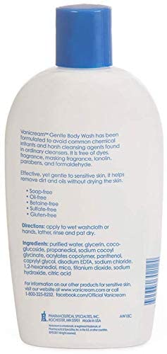 Vanicream Free & Clear Shampoo, Conditioner & Body Wash Set for Sensitive Skin - Fragrance-Free & Paraben-Free