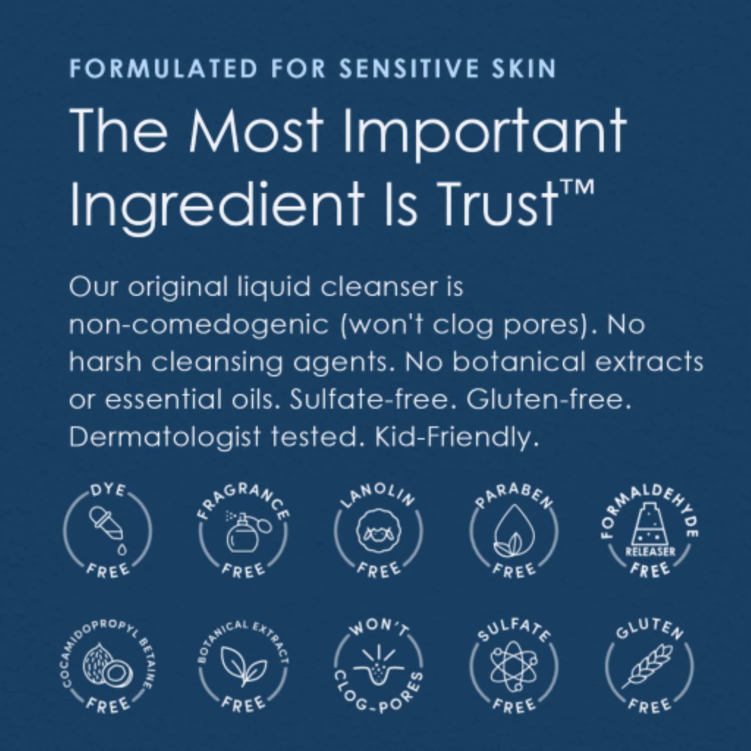 Vanicream Liquid Cleanser Refill – Sensitive Skin, 32 oz | Gentle, Fragrance-Free Daily Cleanser