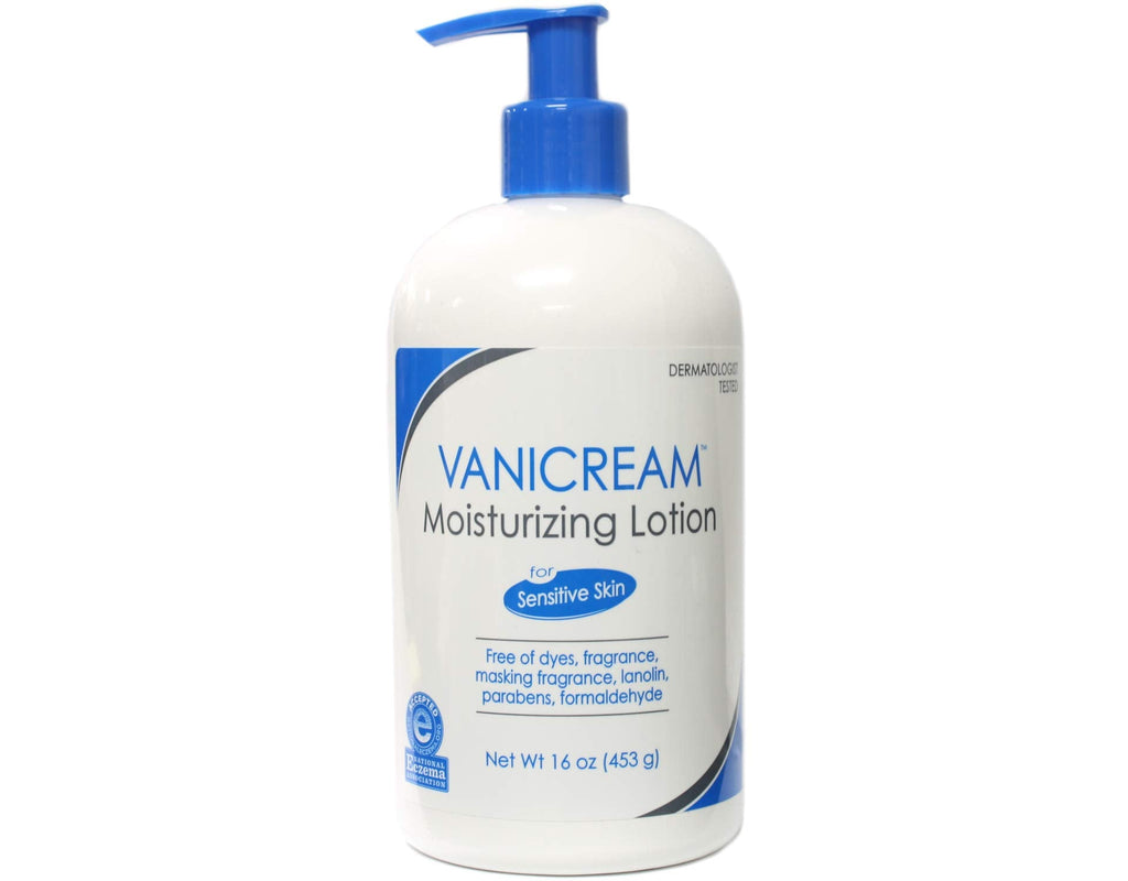 Vanicream Moisturizing Lotion, Pump — Lightweight, Fragrance-Free, Two 8 oz Bottles (Pack of 2)