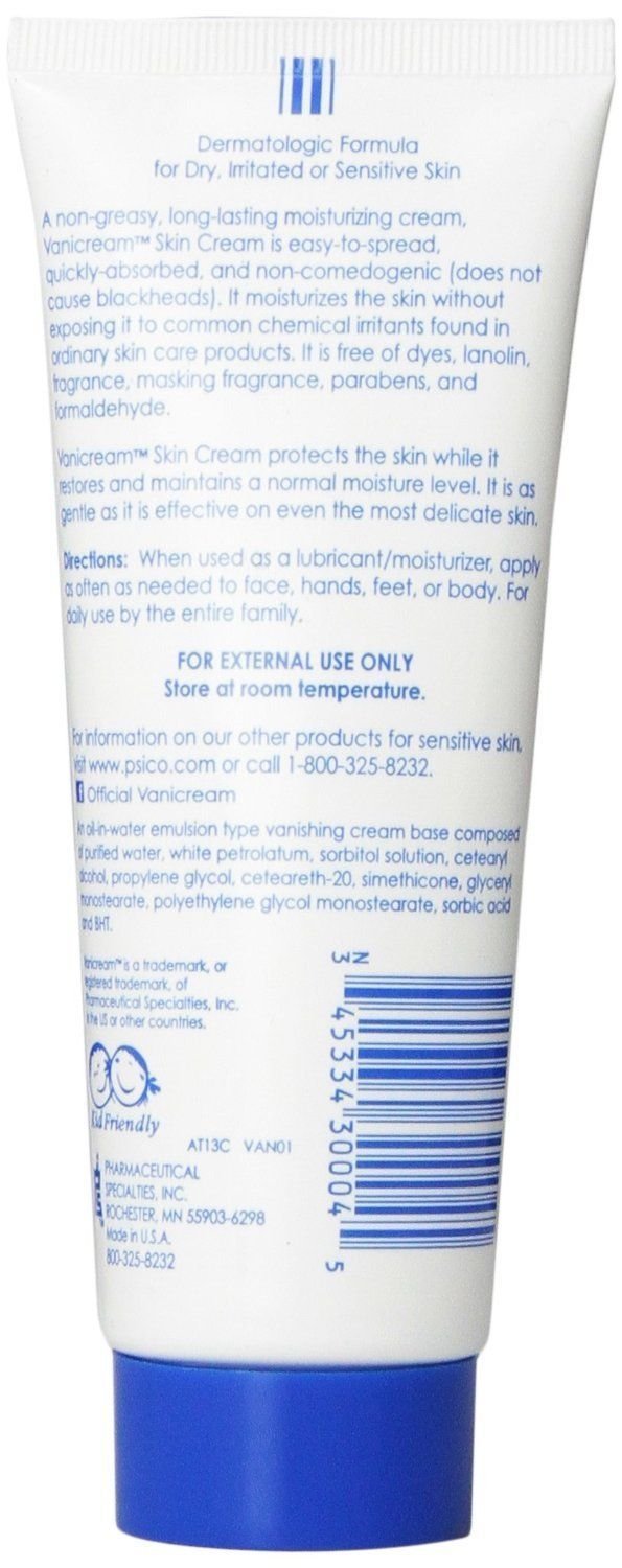 Vanicream Moisturizing Skin Cream for Sensitive Skin – 4 oz (Pack of 3)