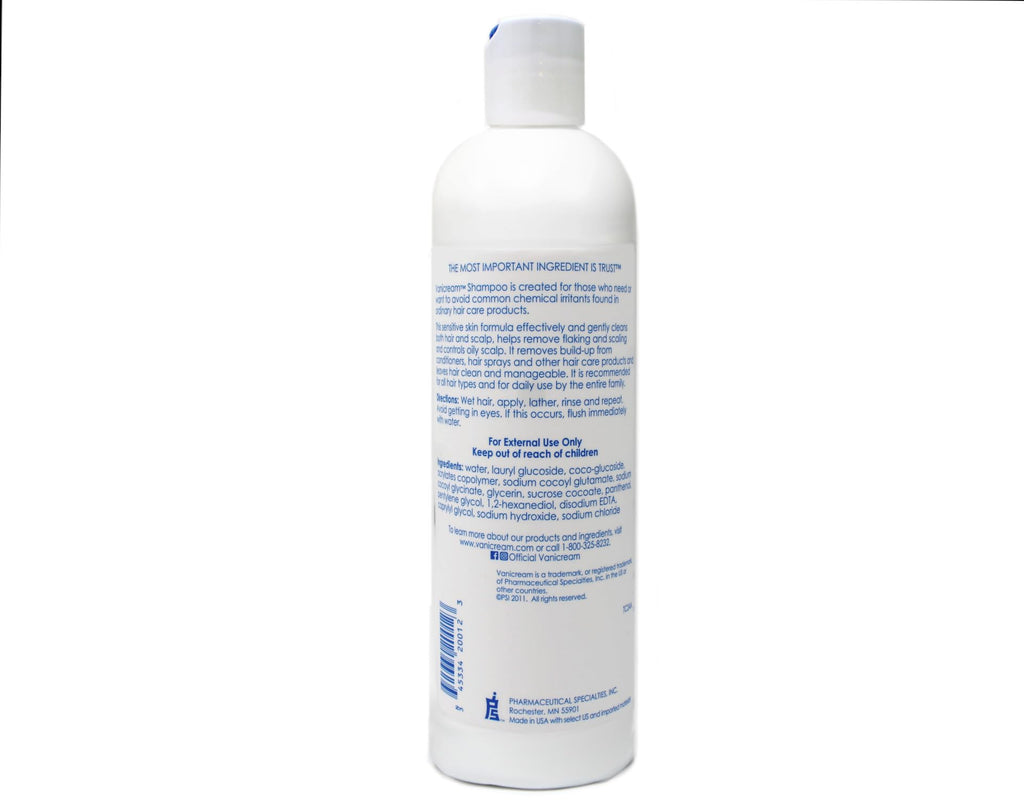 Vanicream Shampoo for Sensitive Skin – Pack of 2 (12 oz) | Fragrance-Free & Gentle