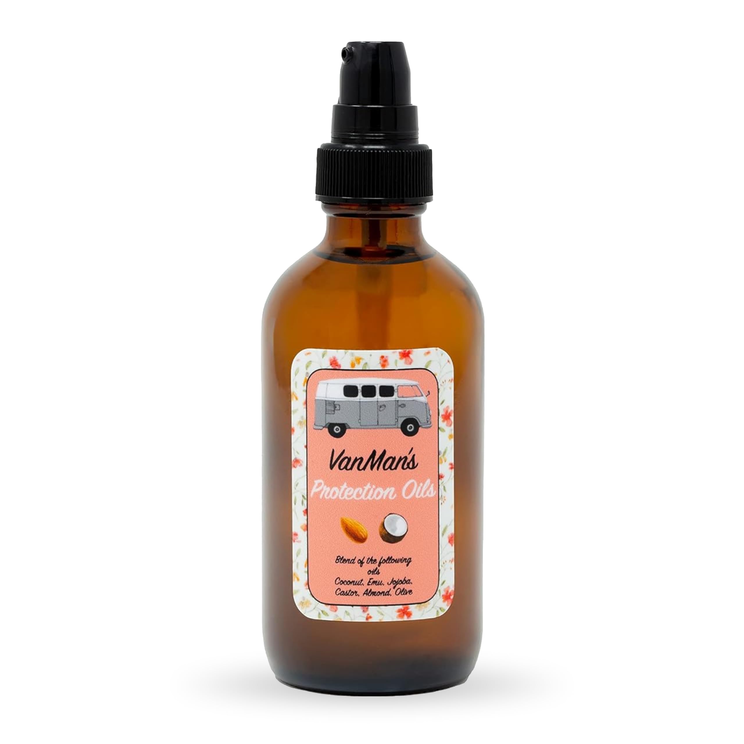 VanMan Protection Oil Hair Serum – Fragrance-Free Hydration for Dry & Frizzy Hair | 4 oz