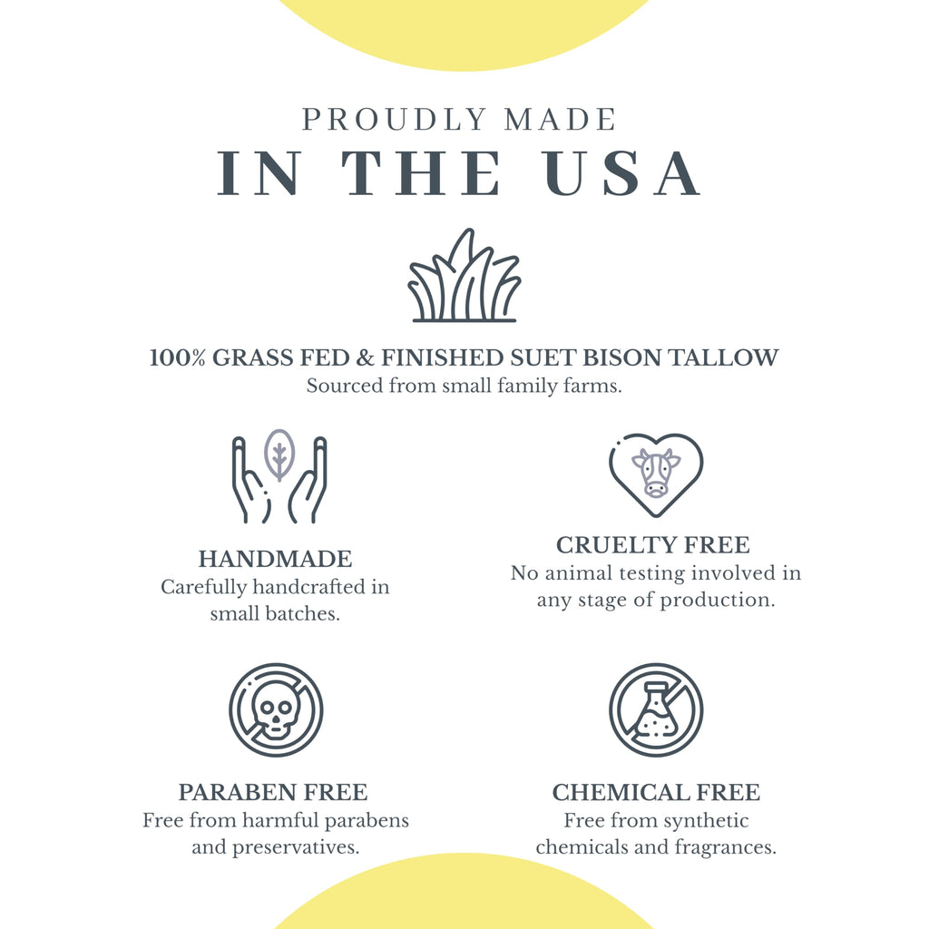 Vanman’s Tallow & Honey Balm – Grass-Fed Bison Tallow, Manuka Honey & Royal Jelly | 2.4 oz