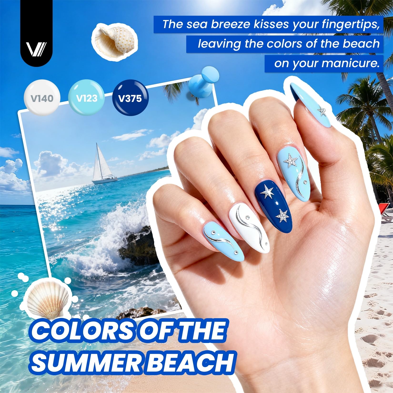 VANREESA 148Pcs Gel Nail Kit with UV Lamp – 60 All-Season Colors, Almond Tips & Drill