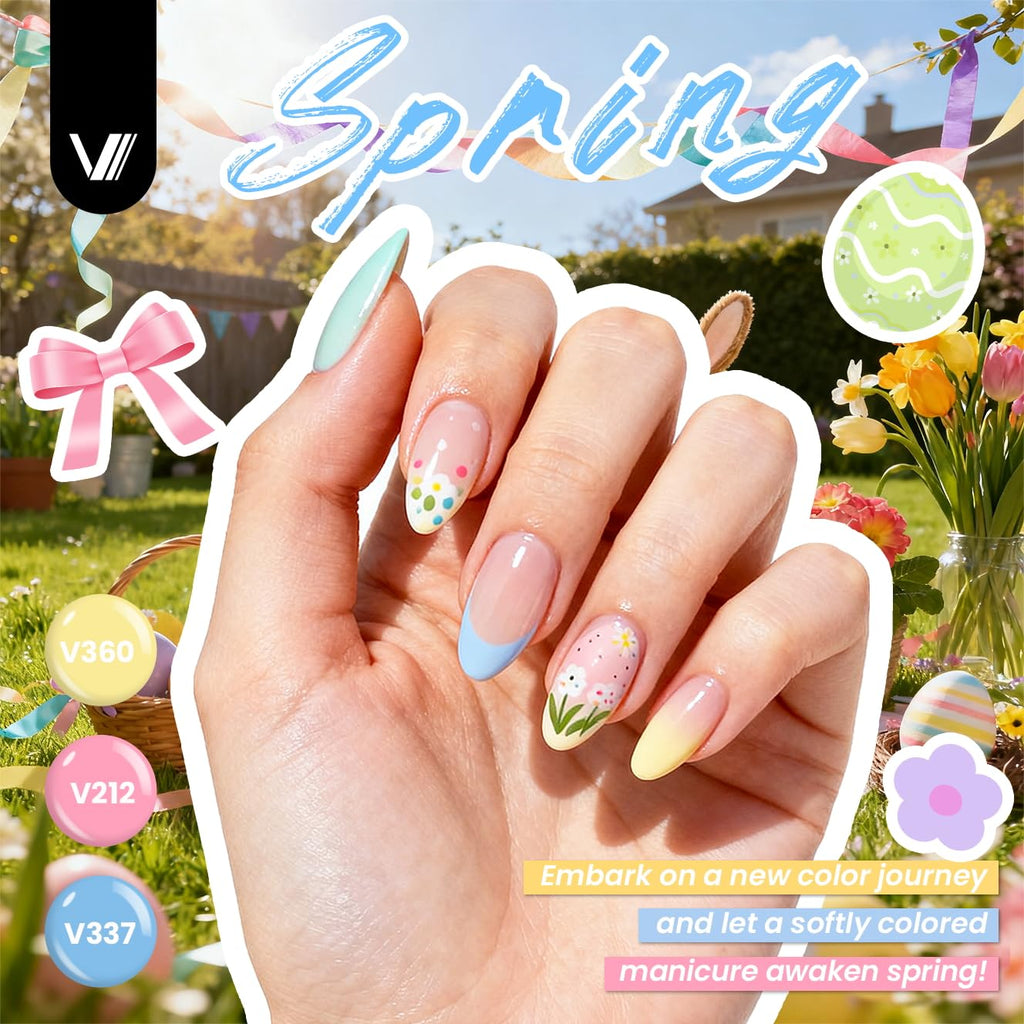 VANREESA Gel Nail Polish Kit with UV Light & Nail Drill — 65 Pcs, 35 Colors, Base Coat & 4 Top Coats, 48W Lamp