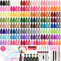 VANREESA Gel Nail Polish Kit with UV Light & Nail Drill – 75 Pcs, 45 Colors