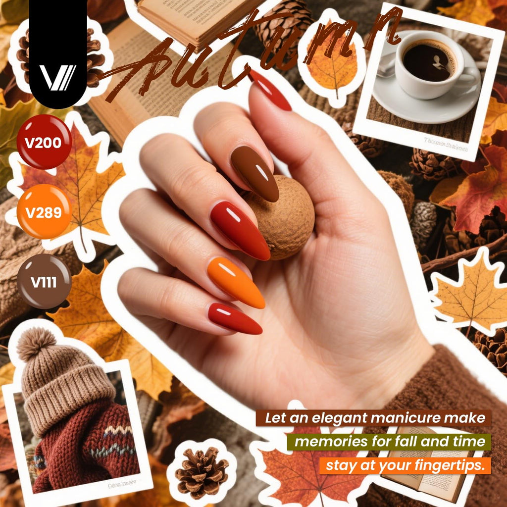 VANREESA 60-Pcs Gel Nail Polish Set: 55 Colors + Base Coat & 4 Top Coats for Home Manicure