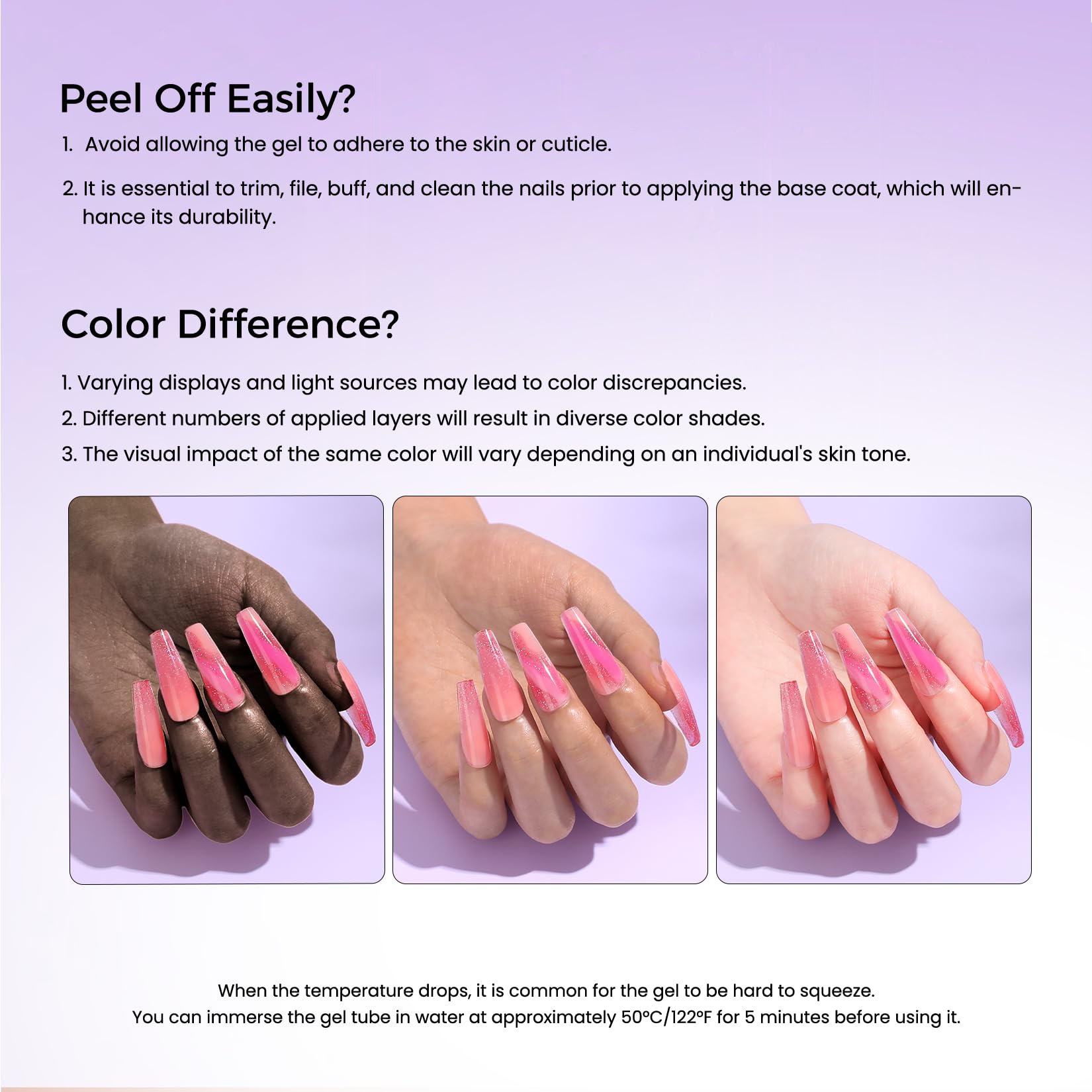 VANSISOS Poly Gel Nail Kit – 6 Colors + Mini UV Lamp for Beginners