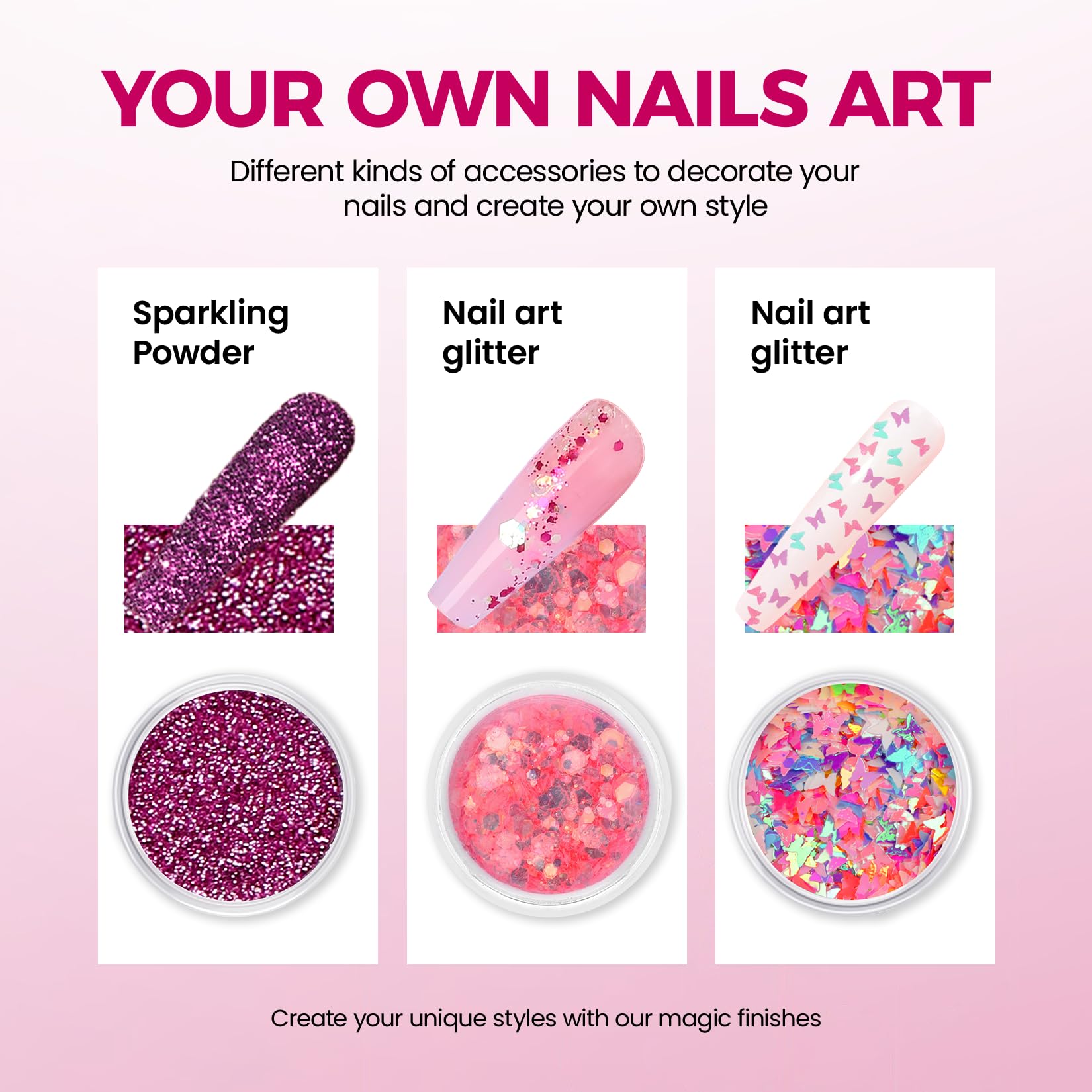 VANSISOS Poly Gel Nail Kit – 12 Colors with UV Light for Beginners