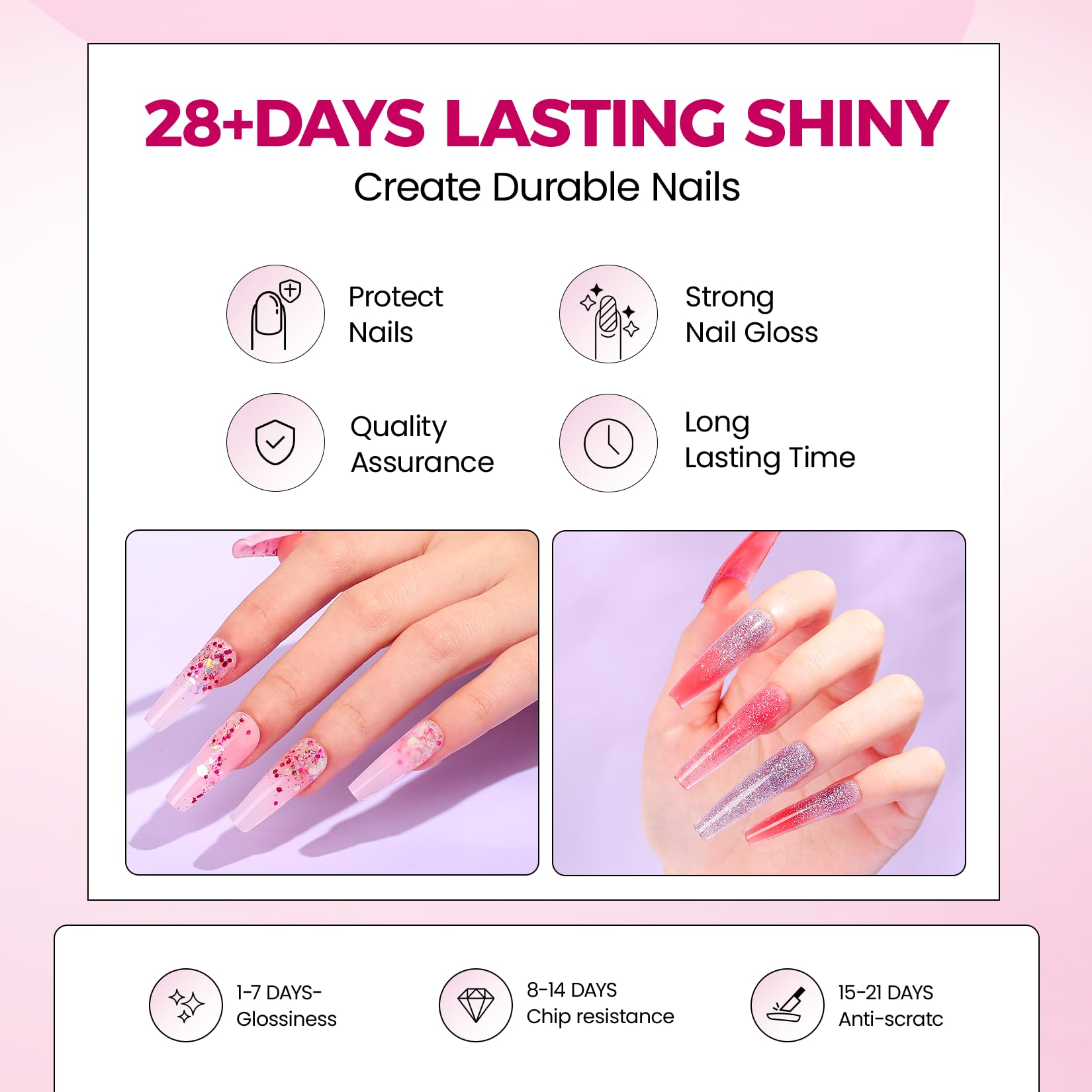 VANSISOS Poly Gel Nail Kit – 12 Colors with UV Light for Beginners