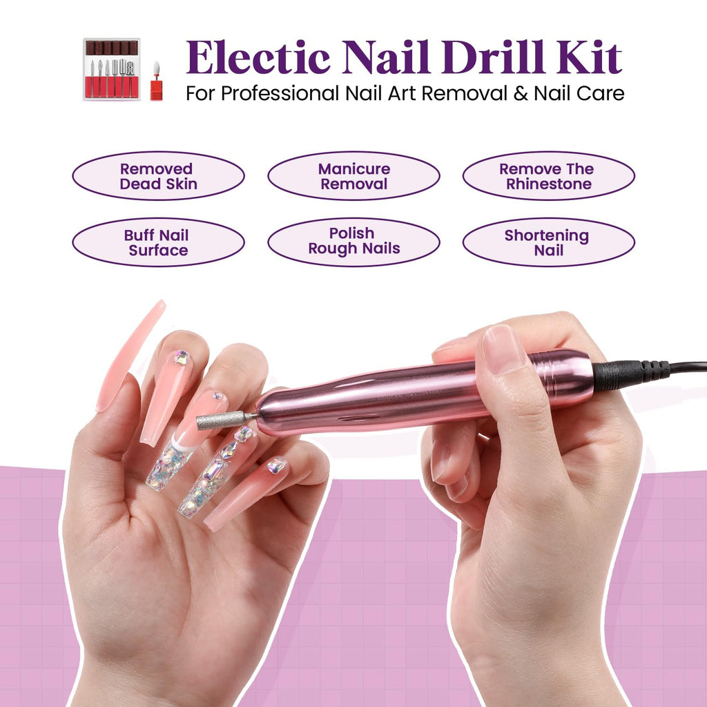 VANSISOS Acrylic Nail Kit with Drill – Complete Home Salon Set for Beginners