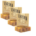 Varina Burnt Orange Patchouli Bar Soap – Gentle Natural Cleanser for Sensitive Skin (3 Pack)