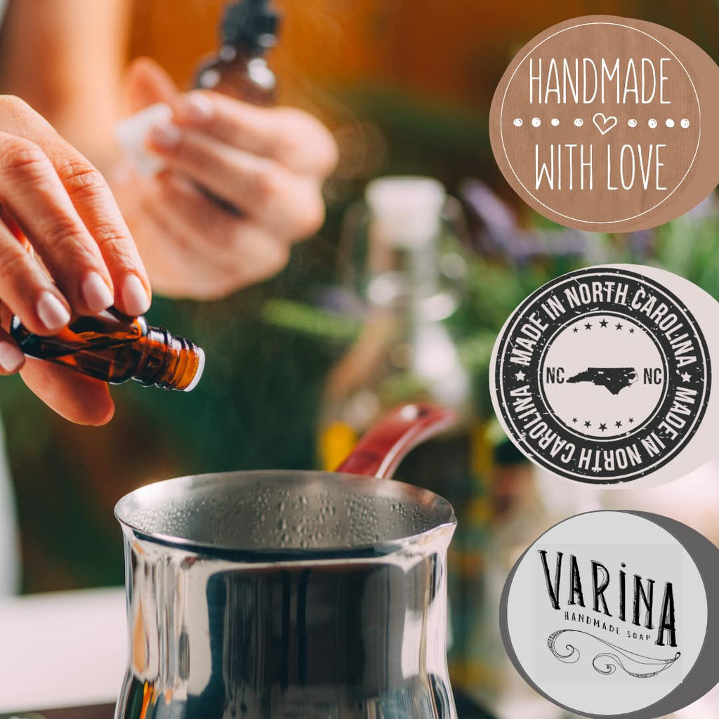 Varina Mens Variety Bar Soap – Gentle Cleansing for Sensitive Skin, Handmade in USA | 10 Pack