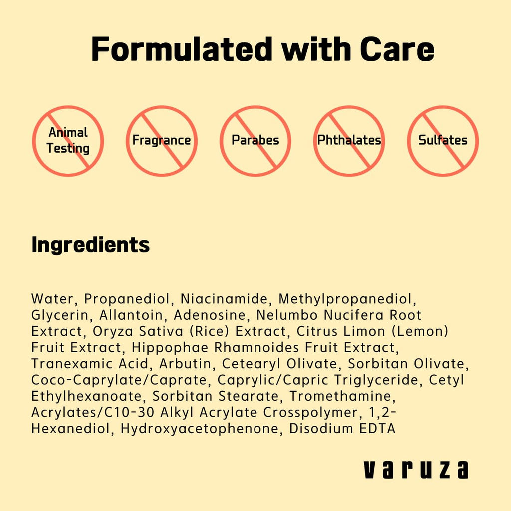 Varuza Core Nourishing Sheet Masks – 5% Niacinamide Hydration for Dry Skin (5 Count)