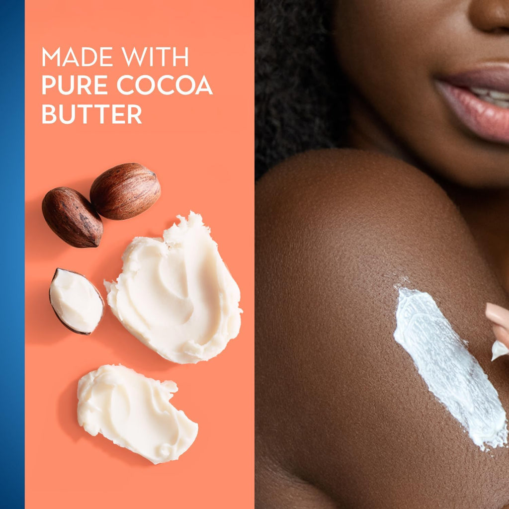 Vaseline Cocoa Glow Body Cream 6-Pack – 48H Moisture, Cocoa Butter & Vitamin E, Travel-Size 2.53 fl oz Each