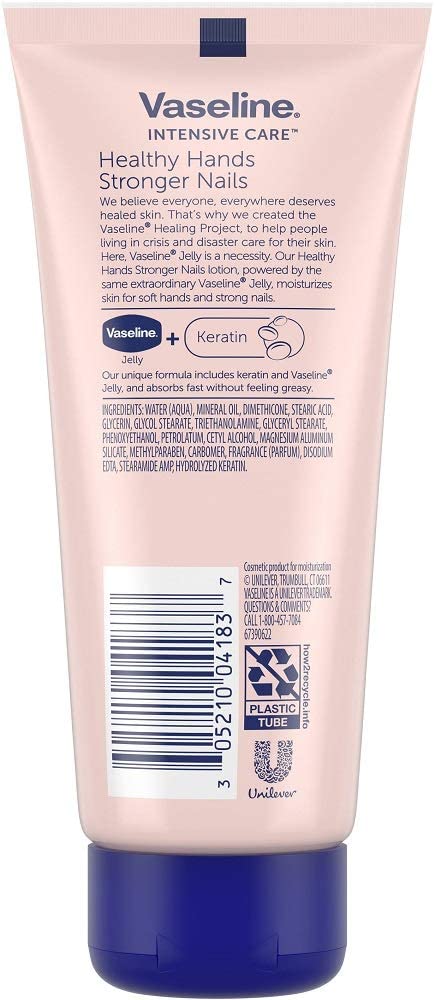 Vaseline Intensive Care Hand Cream Healthy Hands & Stronger Nails – 2 Pack (3.4 oz each)