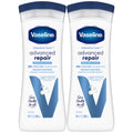 Vaseline Intensive Care Lotion Unscented – Advanced Repair 2-Pack, Non-Greasy Moisturizer